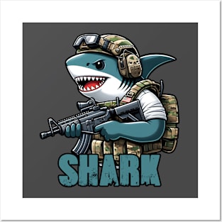 Tactical Shark Posters and Art